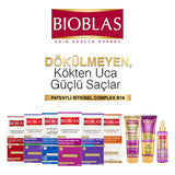 Bioblas Collagen & Keratin Hair Care Cream - Nourishes Fine Hair, Adds Volume & Shine - 8.45 fl oz