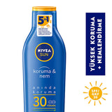 NIVEA Sun SPF 30 Sunscreen Lotion: 48H Moisturizing UVA UVB Protection, Water Resistant, Ocean Friendly - Sensitive Skin Sun Protection