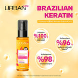 Urban Care Brazilian Keratin Hair Treatment - Nourishing, Smoothing, and Protecting Hair with Hydrolyzed Keratin and Natural Marula Oil