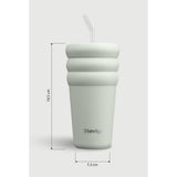 Stevig Bubble Stainless Steel Thermos in Lightest Sky 600ml