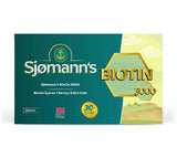 Sjomanns Biotin 3000 mcg Chewable Supplement for Hair, Skin & Nail Health - 30 Count