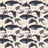 Deep Sea Creatures Whale Zipper Footie