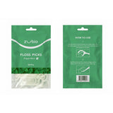 Zubio Mint Dental Floss Picks with Toothpick 50 Count