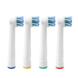 Zubio Rechargeable Toothbrush Replacement Heads 4 Pack