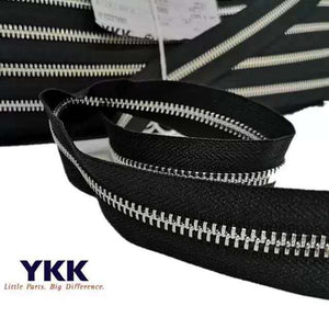 YKK #10M Zipper Continuous Chain with Aluminum Teeth - Premium Zippers from Herdzco Supplies - Just $8.99! Shop now at Herdzco Supplies