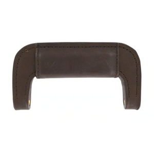 5" Leather Padded Post Handle with Fully-Eyeleted Post Hole - Premium Leather Handle from Herdzco Supplies - Just $25.99! Shop now at Herdzco Supplies