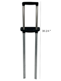 23 1/2" Samsonite Luggage 2-Stage Pull Handle Black/Silver - Premium Pull Handle from Herdzco Supplies - Just $59.99! Shop now at Herdzco Supplies