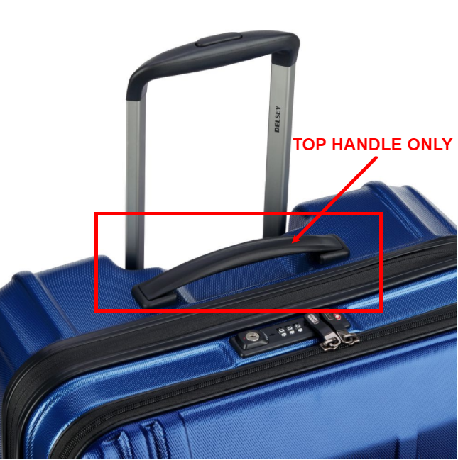 Delsey luggage handles replacement top parts