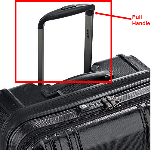 Delsey Cruise Lite 2.0 Hardshell Luggage Replacement Retractable Pull Handle - Premium Pull Handle from Herdzco Supplies - Just $49.99! Shop now at Herdzco Supplies
