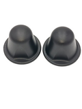 Black plastic rounded studs 1 1/2" - Premium studs from Herdzco Supplies - Just $10.99! Shop now at Herdzco Supplies