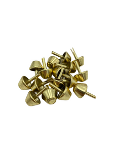 15mm Gold Metal Cone Bottom Stud/Feet For Bags, Purses, Briefcases - Premium Suitcases from Herdzco Supplies - Just $12.99! Shop now at Herdzco Supplies