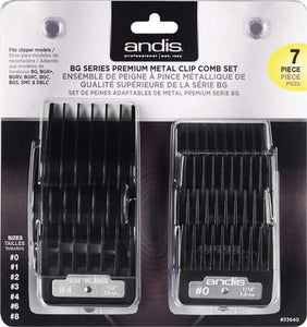 Andis Attachement Comb Master Metal BG Series Clip-On Set - Premium CLIPPER from Herdzco Supplies - Just $19.99! Shop now at Herdzco Supplies