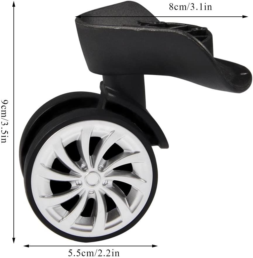 Travelers Choice Luggage Spinner Replacement Double Spinner Wheel