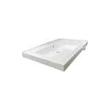 ALYA Bath Sink Bathroom Basin White #AT-885-S Poly Sink Basin - 29"x19"x5" - Premium Basin from Herdzco Supplies - Just $89.99! Shop now at Herdzco Supplies