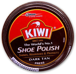 Kiwi Wax Shoe Polish, Brown 2.5 Oz - Premium Shoe Polish from Herdzco Supplies - Just $12.99! Shop now at Herdzco Supplies