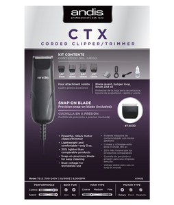Andis CTX Corded Clipper / Trimmer - Premium CLIPPER from Herdzco Supplies - Just $76.99! Shop now at Herdzco Supplies