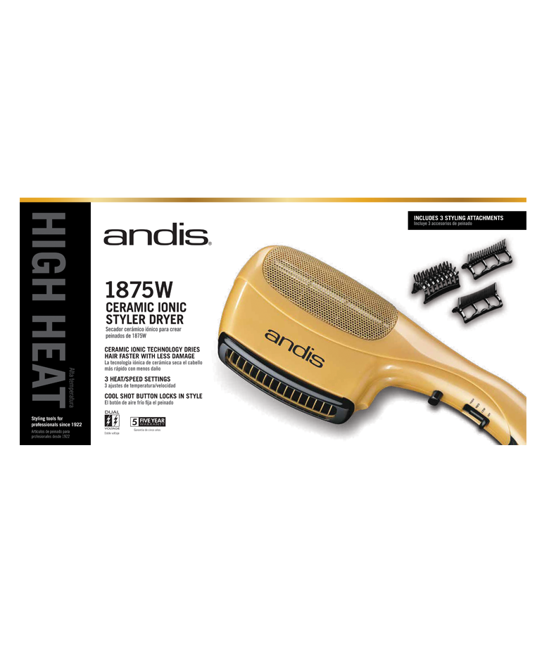 Andis ceramic ionic sales styler