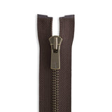 YKK Excella #5 Antique Brass Jacket Zipper - Premium Zippers from Herdzco Supplies - Just $24.99! Shop now at Herdzco Supplies
