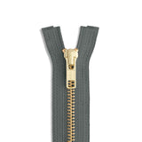 YKK #5 Brass Jacket Zipper - Premium Zippers from Herdzco Supplies - Just $17.99! Shop now at Herdzco Supplies