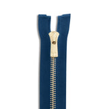 YKK Excella #5 Golden Brass Jacket Zipper - Premium Zippers from Herdzco Supplies - Just $26.99! Shop now at Herdzco Supplies