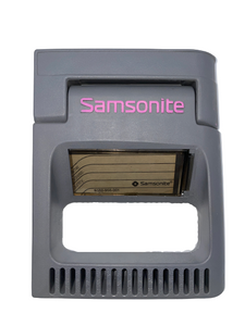 Samsonite Original Side Drag Handle Grey with Pink Lettering - Premium Luggage Accessories from Herdzco Supplies - Just $39.99! Shop now at Herdzco Supplies
