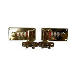 Replacement Hard Briefcase 3 Dial Combination Brass Locks W/Rivets - Premium Lock from Herdzco Supplies - Just $20.99! Shop now at Herdzco Supplies