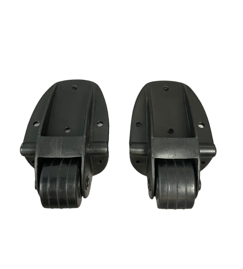 Replacement Duffel Bag Luggage Rear Wheels W/Housing 26mm Black - 2.80