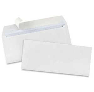 Peel and Self-Seal White Letter Mailing Envelopes Security (4-1/8" x 9-1/2") - Premium Envelopes from Herdzco Supplies - Just $11.50! Shop now at Herdzco Supplies