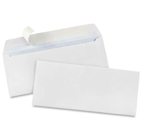 Peel and Self-Seal White Letter Mailing Envelopes Security (4-1/8