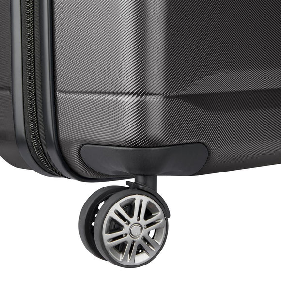Delsey Comete Luggage Black 60mm Spinner Swivel Wheels - Premium Luggage Wheels from Herdzco Supplies - Just $55! Shop now at Herdzco Supplies