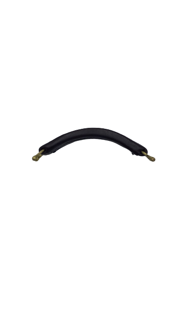 Leather Replacement Handle with Gold Hardware - 6 5/8