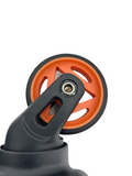 49mm Delsey Hyperlite 2.0 Luggage Orange/Grey Spinner Swivel Wheels - Premium Luggage Wheels from Herdzco Supplies - Just $45! Shop now at Herdzco Supplies