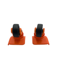 40mm Delsey Luggage Orange Spinner Swivel Wheels - Premium Luggage Wheels from Herdzco Supplies - Just $45! Shop now at Herdzco Supplies
