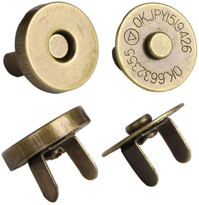 10 Sets/Lot Bag Purse Magnetic Metal Snap Clasps Fasteners - Premium Hardware Fasteners from Herdzco Supplies - Just $29.99! Shop now at Herdzco Supplies