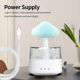 Rain Cloud Humidifier,Raining Cloud Night Light Aromatherapy Essential Oil Diffuser with 7 Changing Colors Lights Desk Fountain Water Drop Sound for Home Office Room - Premium Humidifier from Herdzco Supplies - Just $79.99! Shop now at Herdzco Supplies