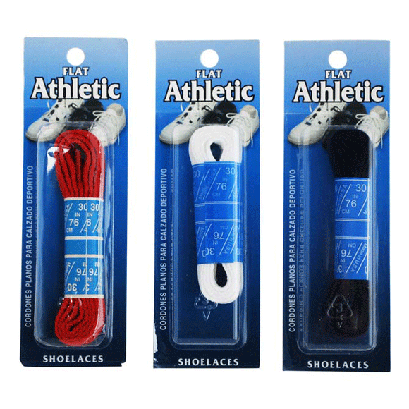 Athletic Flat Shoe Laces - 6 Pairs - Premium laces from Herdzco Supplies - Just $21.99! Shop now at Herdzco Supplies