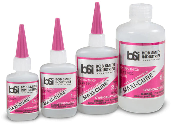 Bob Smith Industries  MAXI-CURE EXTRA THICK CA SUPER GLUE - Premium Adhesive from Herdzco Supplies - Just $15.99! Shop now at Herdzco Supplies
