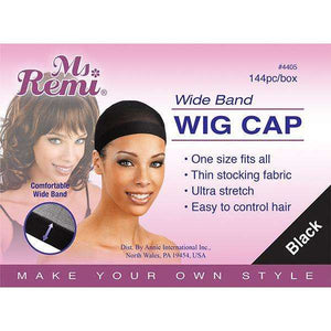 Ms. Remi Wig Accessories Wide Band 144Pc Black - Premium Hair Nets from Herdzco Supplies - Just $30.99! Shop now at Herdzco Supplies