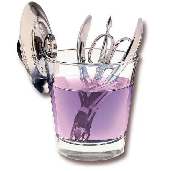 Marvy Manicurist Disinfecting Glass Jar W/ Lid - Premium Disinfectant Jar from Herdzco Supplies - Just $14.99! Shop now at Herdzco Supplies