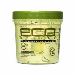 Eco Style Olive Oil Nourishing Jar Hair Styling Gel, 16 oz, UV Protection - Premium Hair Gel from Herdzco Supplies - Just $14.99! Shop now at Herdzco Supplies