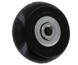 Rubber Ball Bearing Inline Roller Skate Wheels Black - 1 Pair - Premium Wheels from Herdzco Supplies - Just $16.99! Shop now at Herdzco Supplies