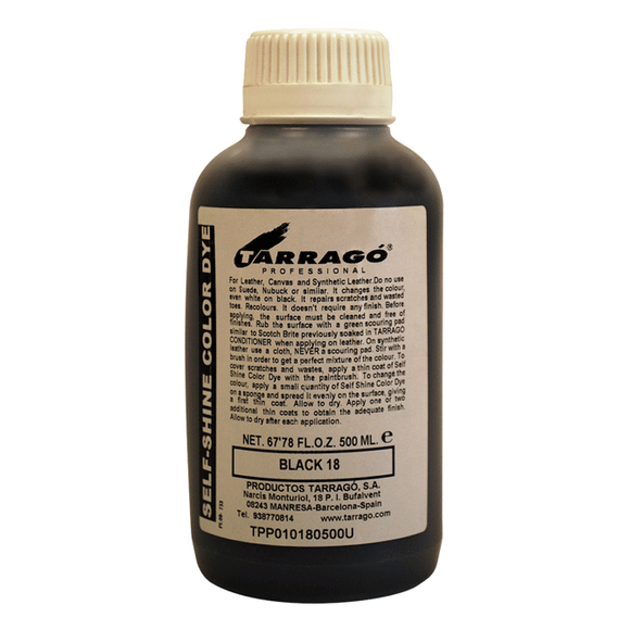 Tarrago Self Shine Color Dye (Black) - Premium Dye & Refinishes from Herdzco Supplies - Just $97.99! Shop now at Herdzco Supplies